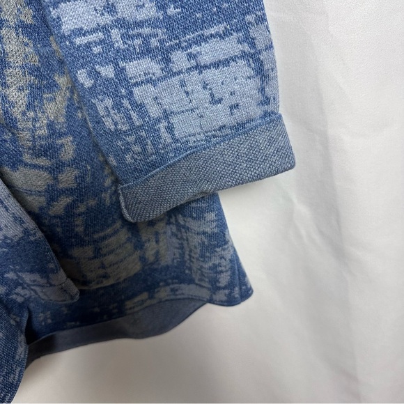 J. Jill Pure Jill Indigo Artisanal Open Cardigan sz 1X - Picture 10 of 12